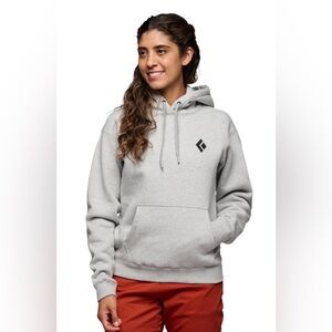 Women’s Size S Black Diamond Gray Alpinists pullover hoodie sweatshirt